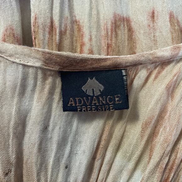 Boho Mini Dress One Size Trapeze Swing Tie Dye Festival Fairy Grunge Lagenlook - Picture 11 of 14